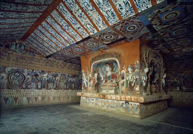 Dunhuang cave murals and painted sculpture